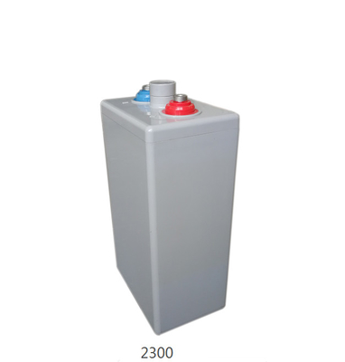 OPzV 2V420AH 600AH 800AH 1000AHポリ塩化ビニールSiO2の分離器の管状のゲル電池の低い自己酸の充電電池を導くため