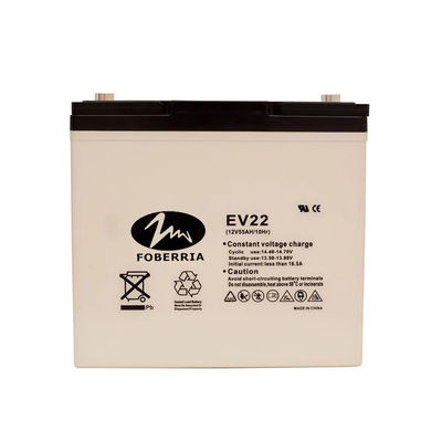 12v 55ah EVの鉛酸蓄電池EV22の電子三輪車の硫酸電池