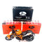 FOBERRIA ISO9001のオートバイの鉛酸蓄電池12N6.5 BS 12v 6ahのオートバイ電池